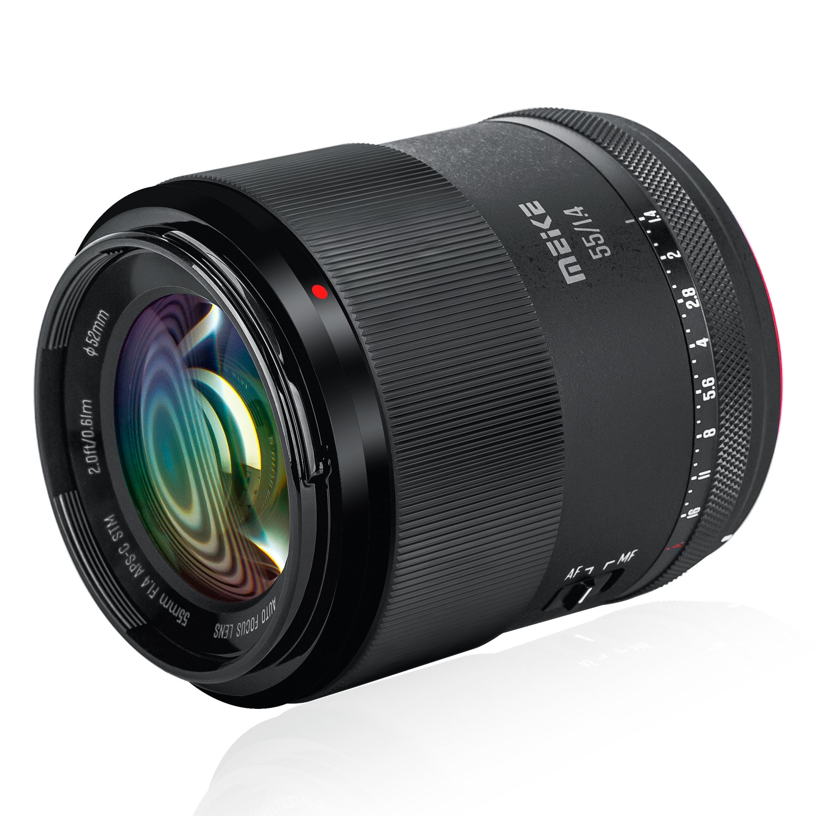 55mm F1.4 APS-C STM Auto Focus Golden Portrait Lens for E Mount Camera