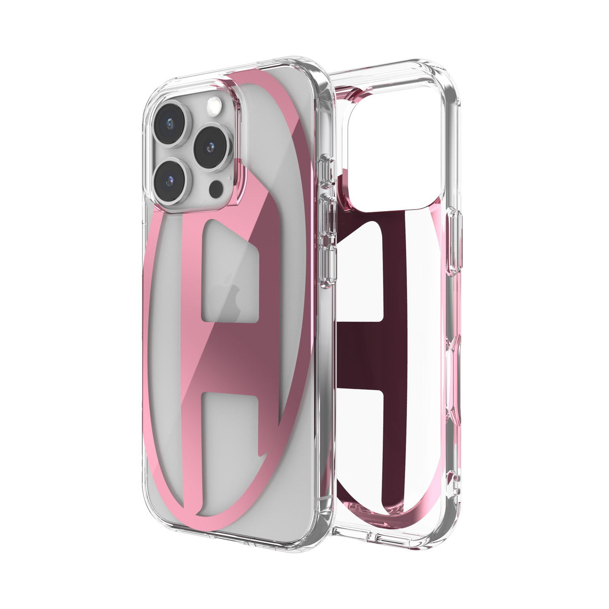iPhone 16 Proケース Oval D Mirror Clear クリア/ピンク – MiraiSell