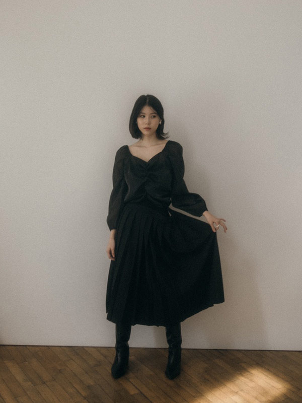 lyon half trench coat - OHOTORO