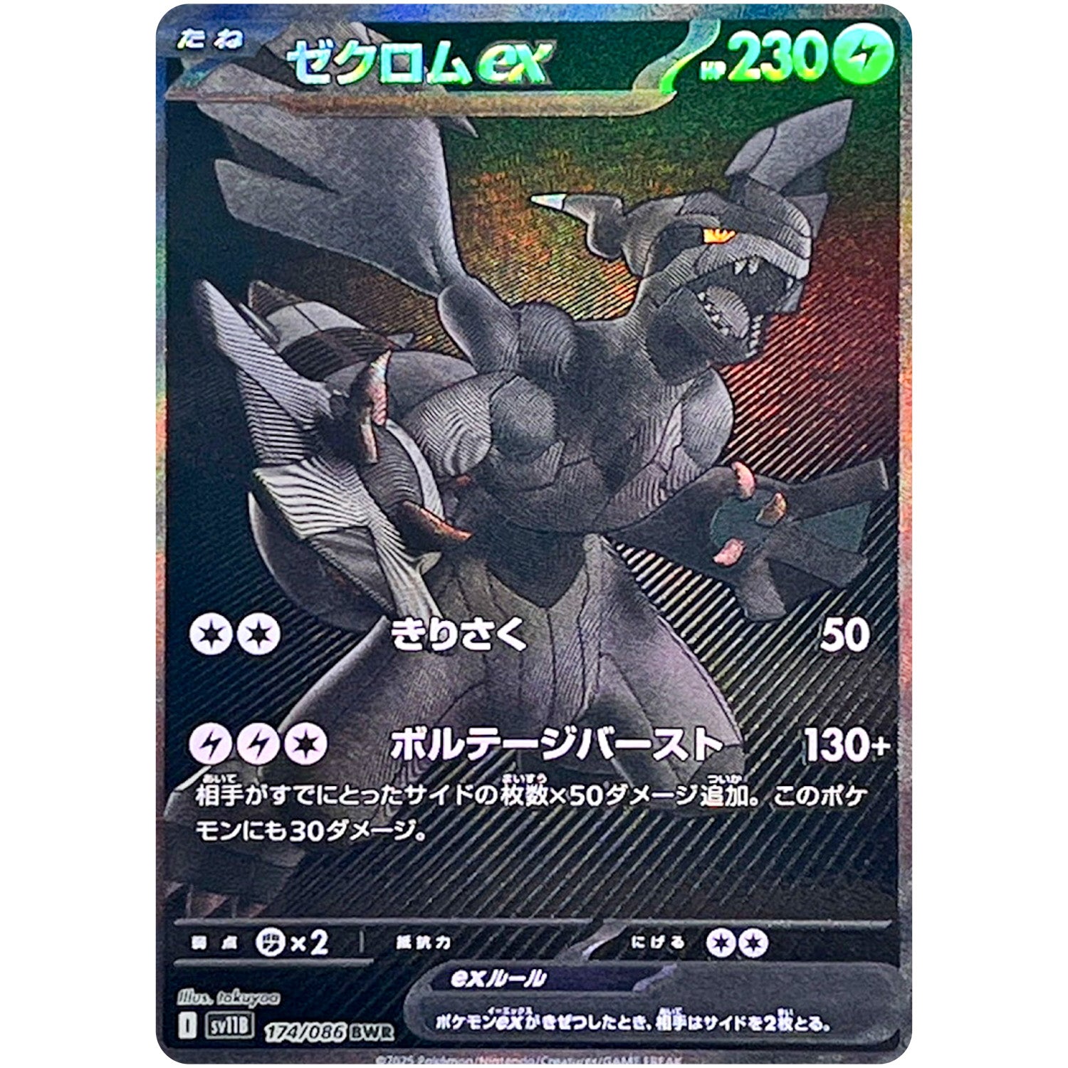 ゼクロム ex【BWR】(174/086 SV11B)