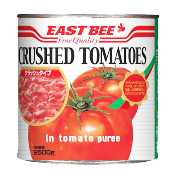 EASTBEE クラッシュド トマト 2550g ( 固形量 1530g / 1号缶