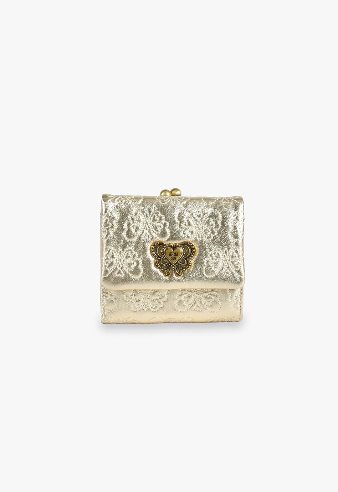 アナ スイ（ANNA SUI）チェイス 口金2つ折り財布 | ローズ バラ 薔薇