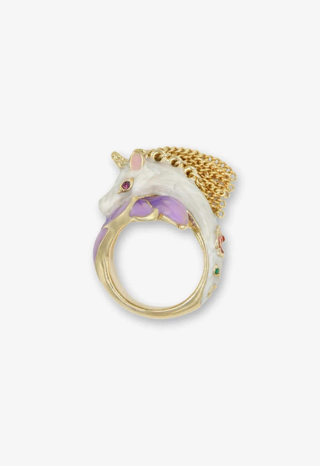 アナ スイ（ANNA SUI）ユニコーンモチーフ リング | ローズ バラ 干支
