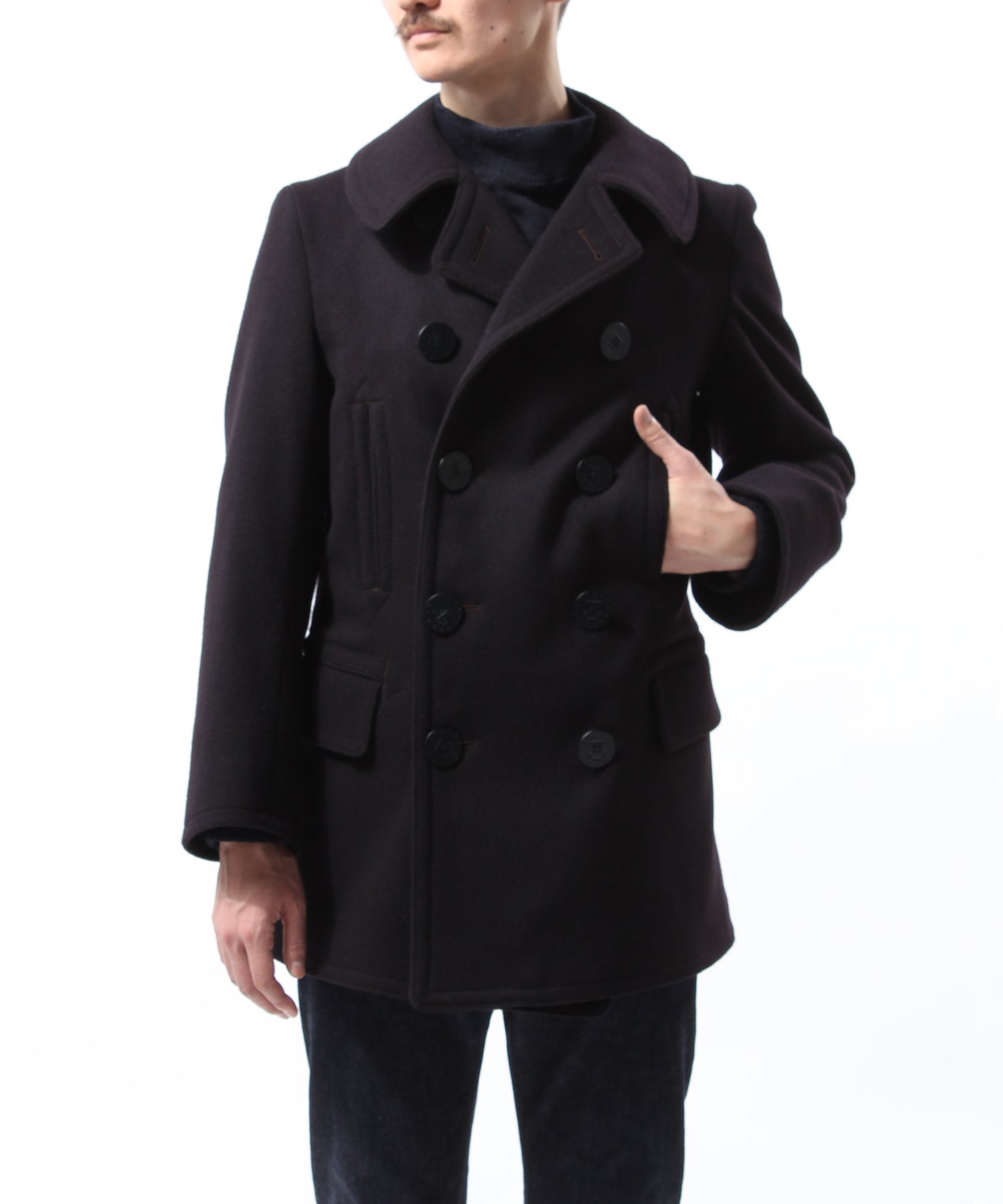 ANATOMICA PEA COAT / NAVY – A'r11551 FUKUOKA / アール福岡