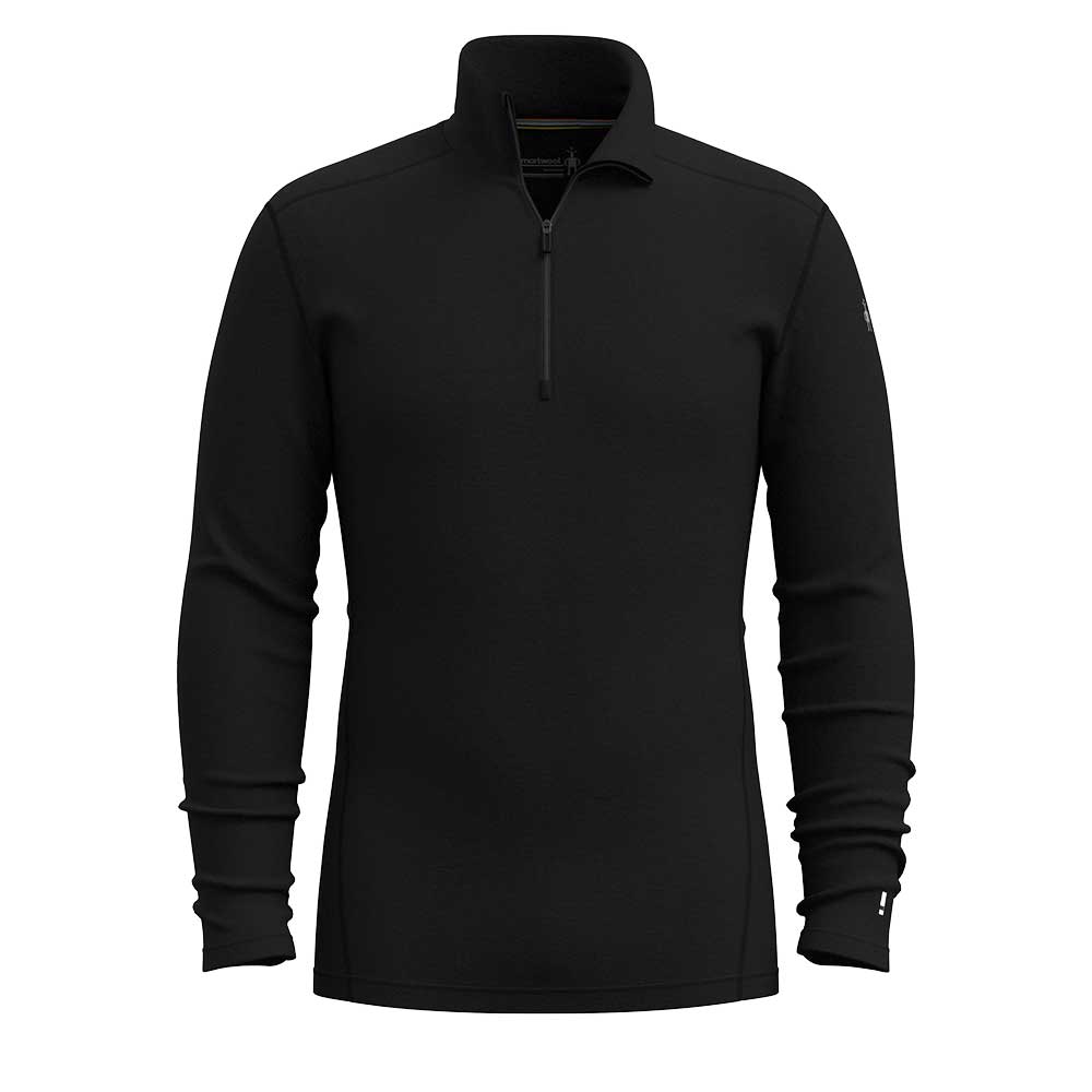 Men's Classic Thermal Merino Base Layer 1/4 Zip - Black – Gazelle