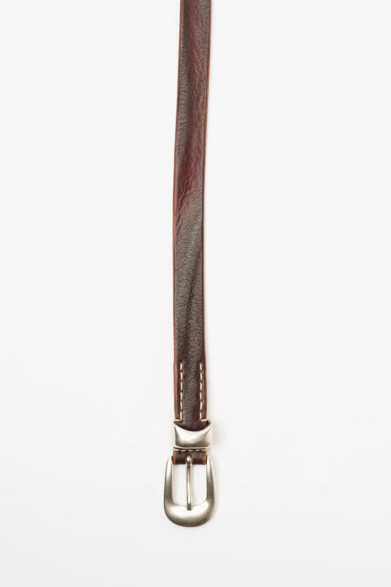 OUR LEGACY | BELT 2CM / BROWN LEATHER 2CMレザーベルト – STOCK