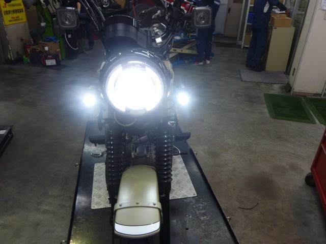 CT125ハンターカブ SP武川フォグランプ取り付け（昭和ホンダ