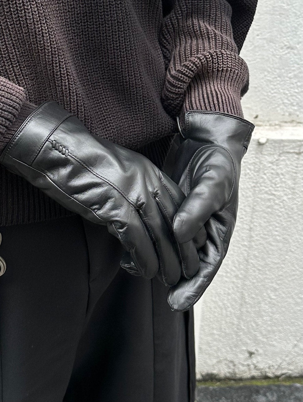 大阪店WEB限定受注制【Chikashitsu +】lambskin classic leather