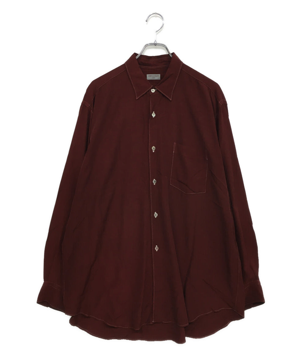 コムデギャルソンオム 長袖シャツ ステッチレーヨンシャツ メンズ SIZE