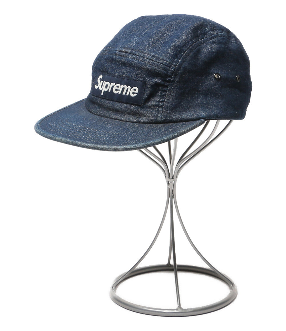 Supreme キャップ Croc Strap Camp Cap インディゴ アイレット メンズ