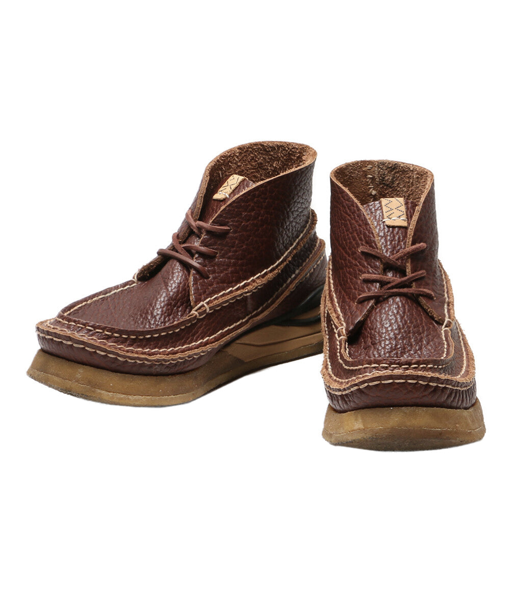 ビズビム ブーツ レザー モカシン ブラウン メンズ SIZE - VIsvim