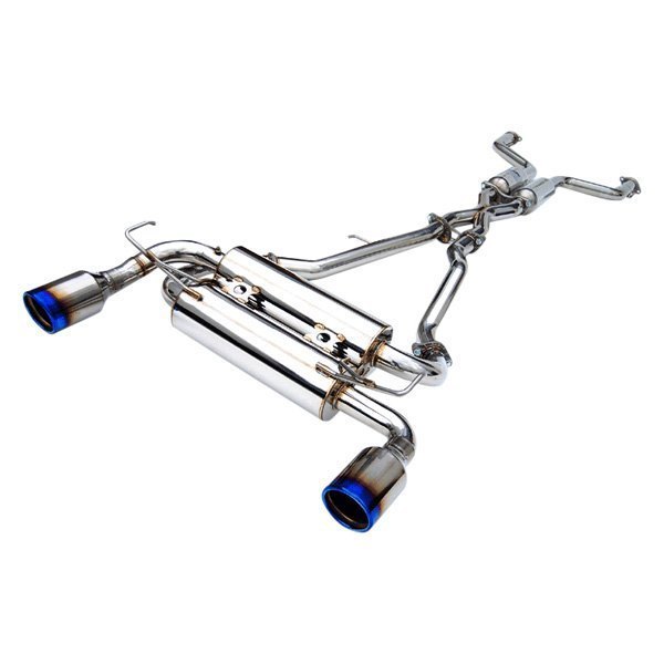 Invidia 03-08 Nissan 350z Gemini Rolled Titanium 4
