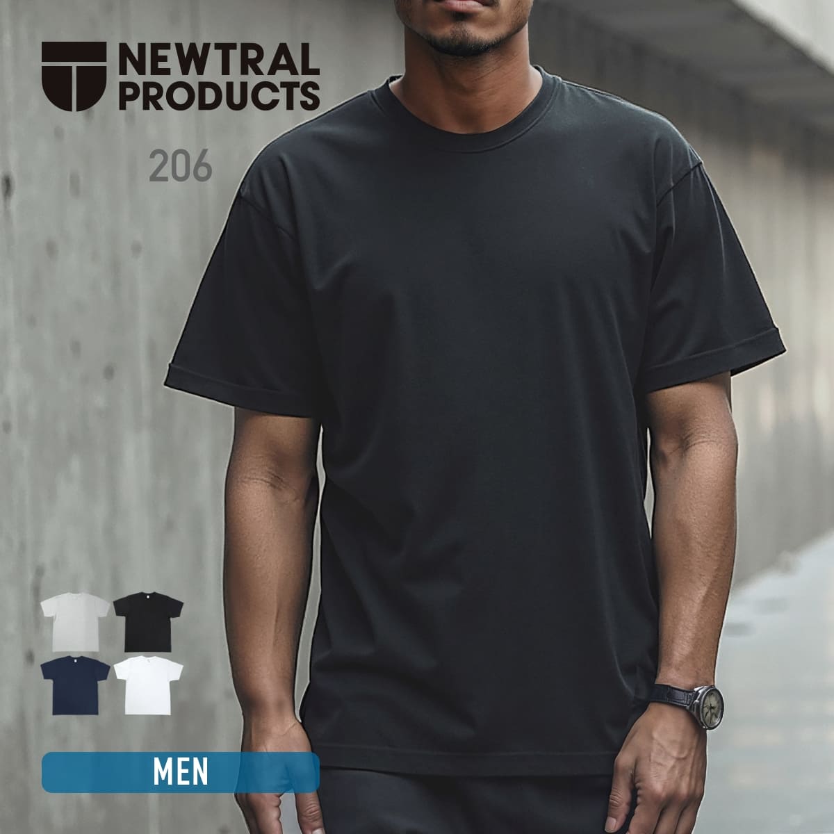 9.8oz Super Heavy Essentials Tee | メンズ | 1枚 | 206 | BLACK