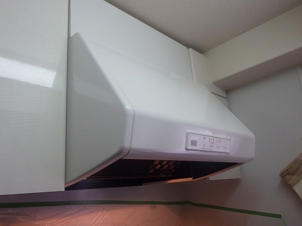 V-604KD8：三菱】（交換前：VU-601）レンジフード取替工事例