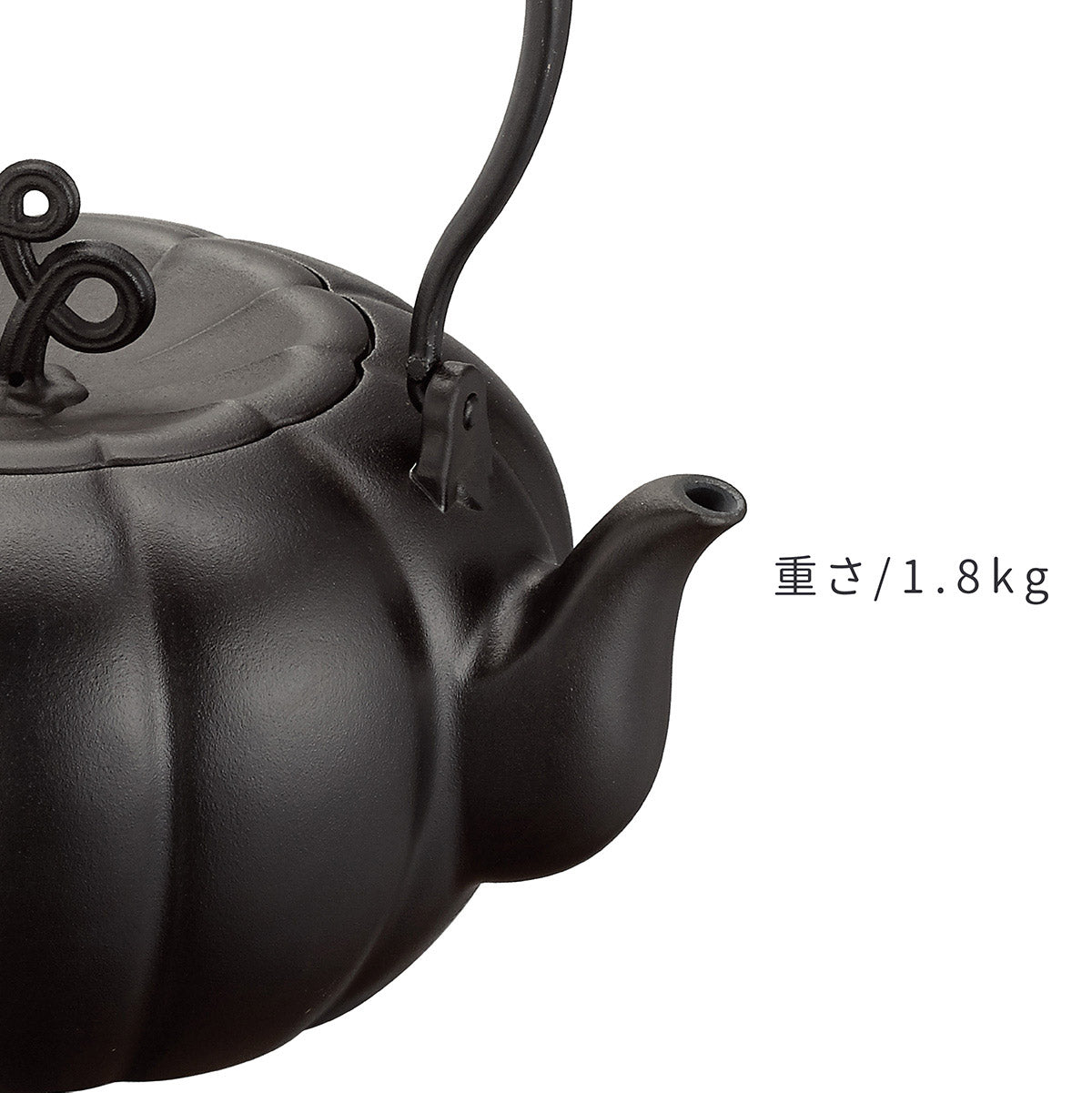 taku きんぎょく満堂 鉄瓶 1.2L かぼちゃ型 ケトル ポット 茶器 IH対応