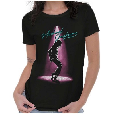 Michael Jackson Toe Stand Dance Womens T Shirt Ladies Tee Brisco