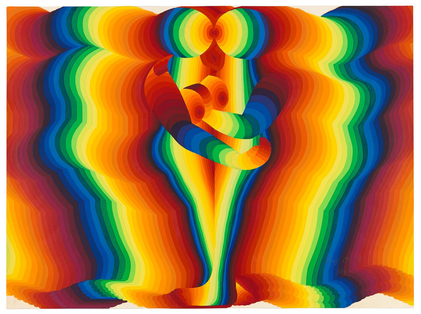 Take a Radiating, Immersive Trip Into 'Ay-O's Happy Rainbow Hell'