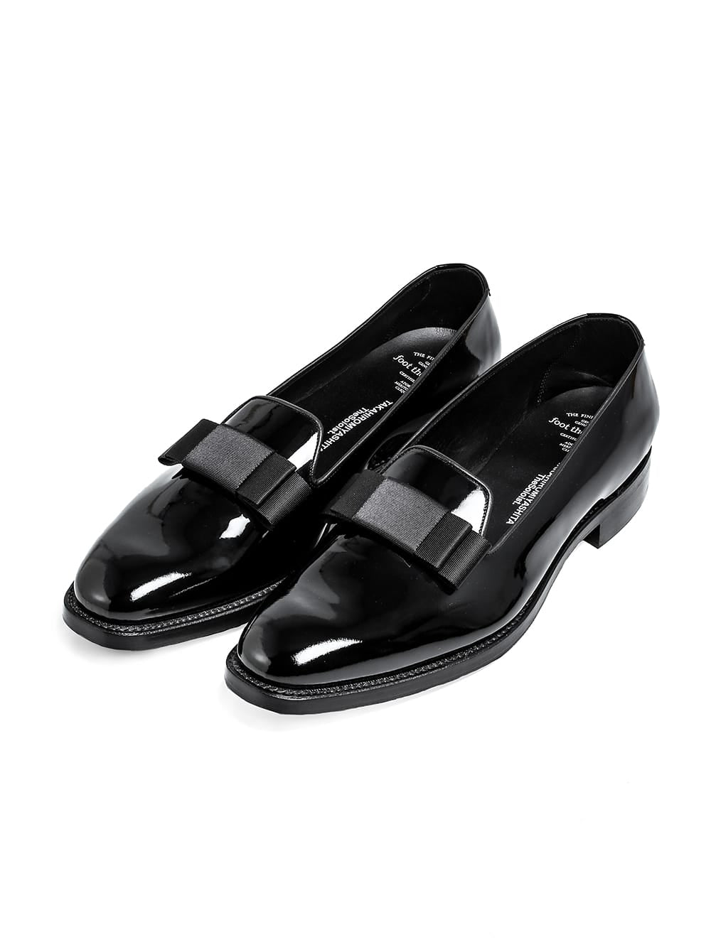 sf.0003AW25-black パテントレザーオペラパンプ The Black-and-White