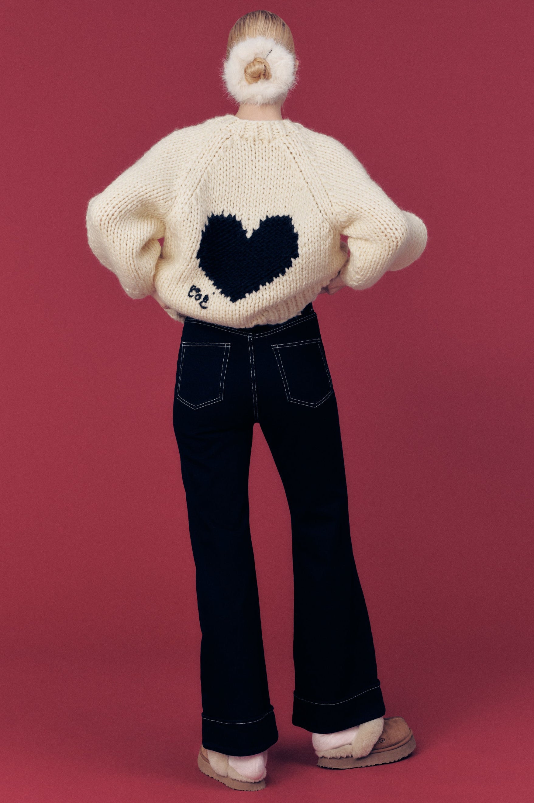thetoe Dresden Heart Knit グレー Dresden Heart Knit – THE TOÉ