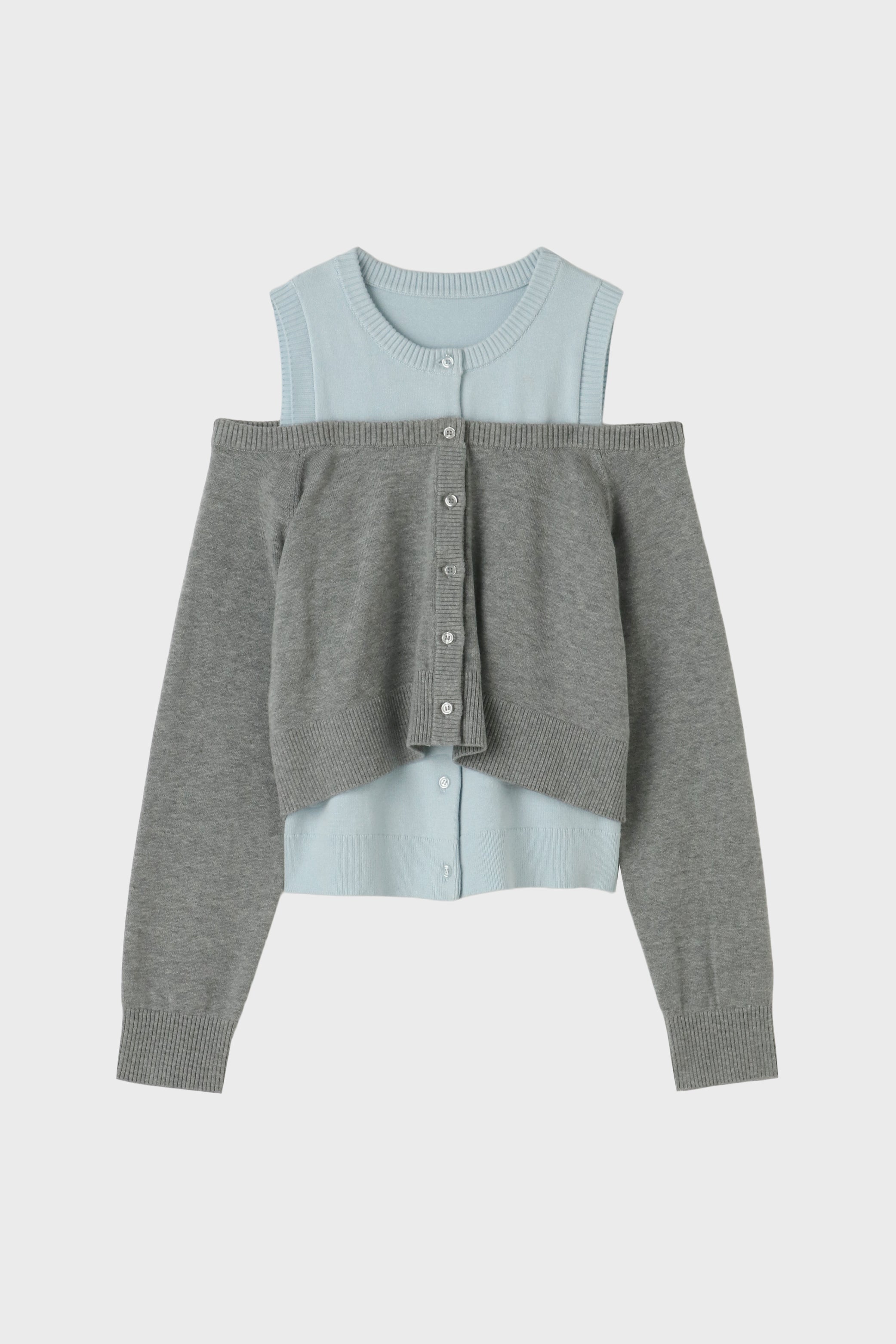 Celle layered Cardigan – THE TOÉ