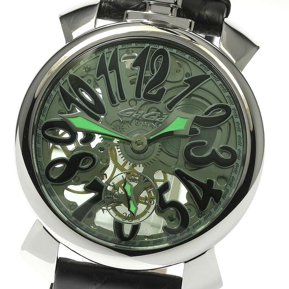 楽天市場】ガガミラノ マヌアーレ48mm スケルトンの通販