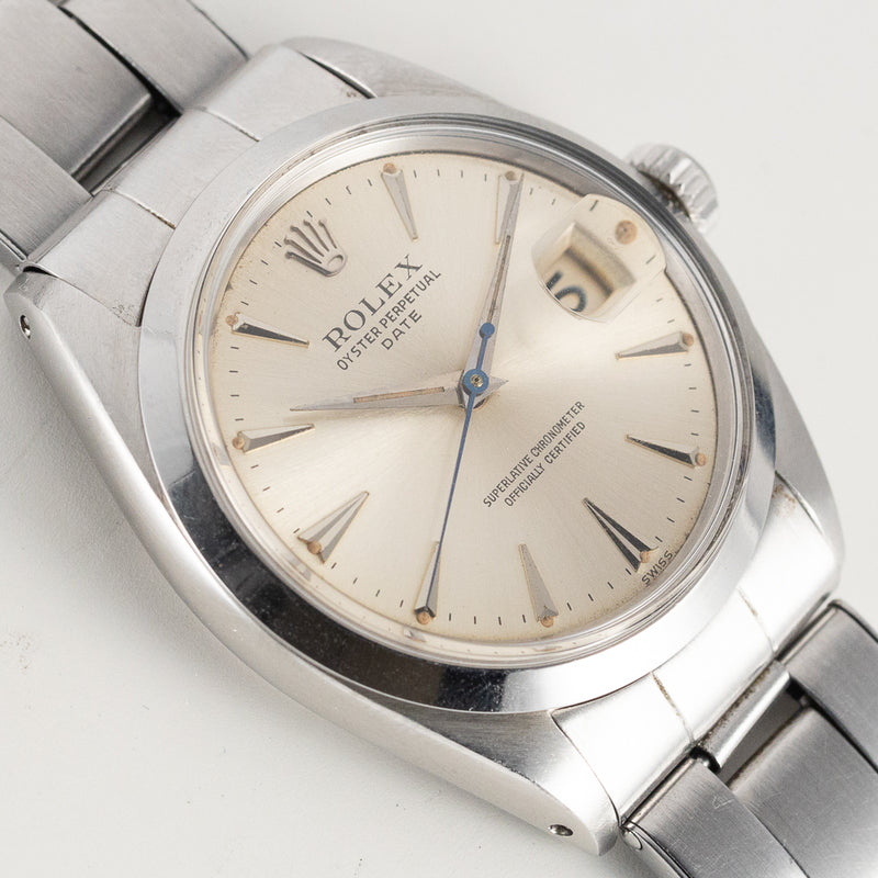 ROLEX OYSTER PERPETUAL DATE Ref.1500 Big Logo – TIMEANAGRAM