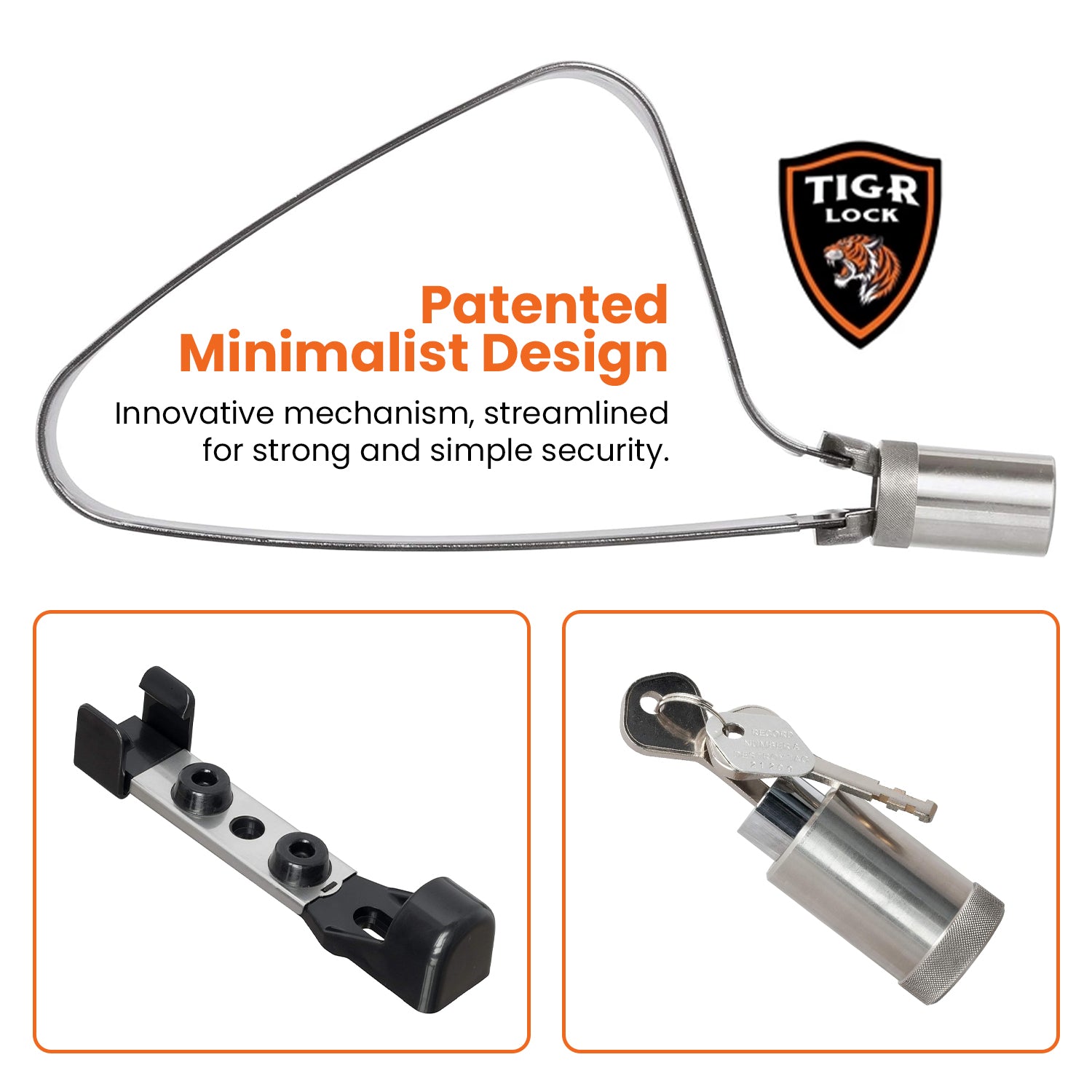 TIGR Mini with Mounting Clip Keyed Alike Pair – TIGR Lock