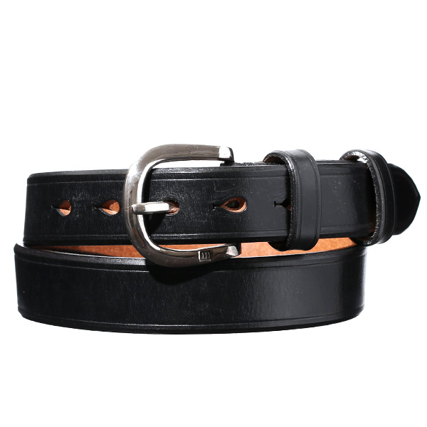 東京ヒマワリ / 池之端銀革店 UKサドルレザー 馬蹄バックルベルト 32mm
