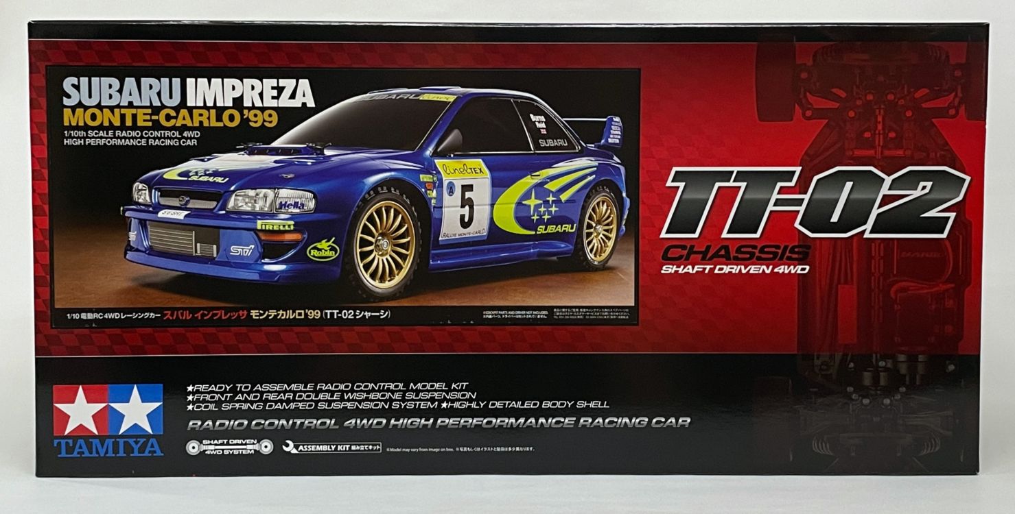楽天市場】1/10RC スバル インプレッサ モンテカルロ '99 (TT-02