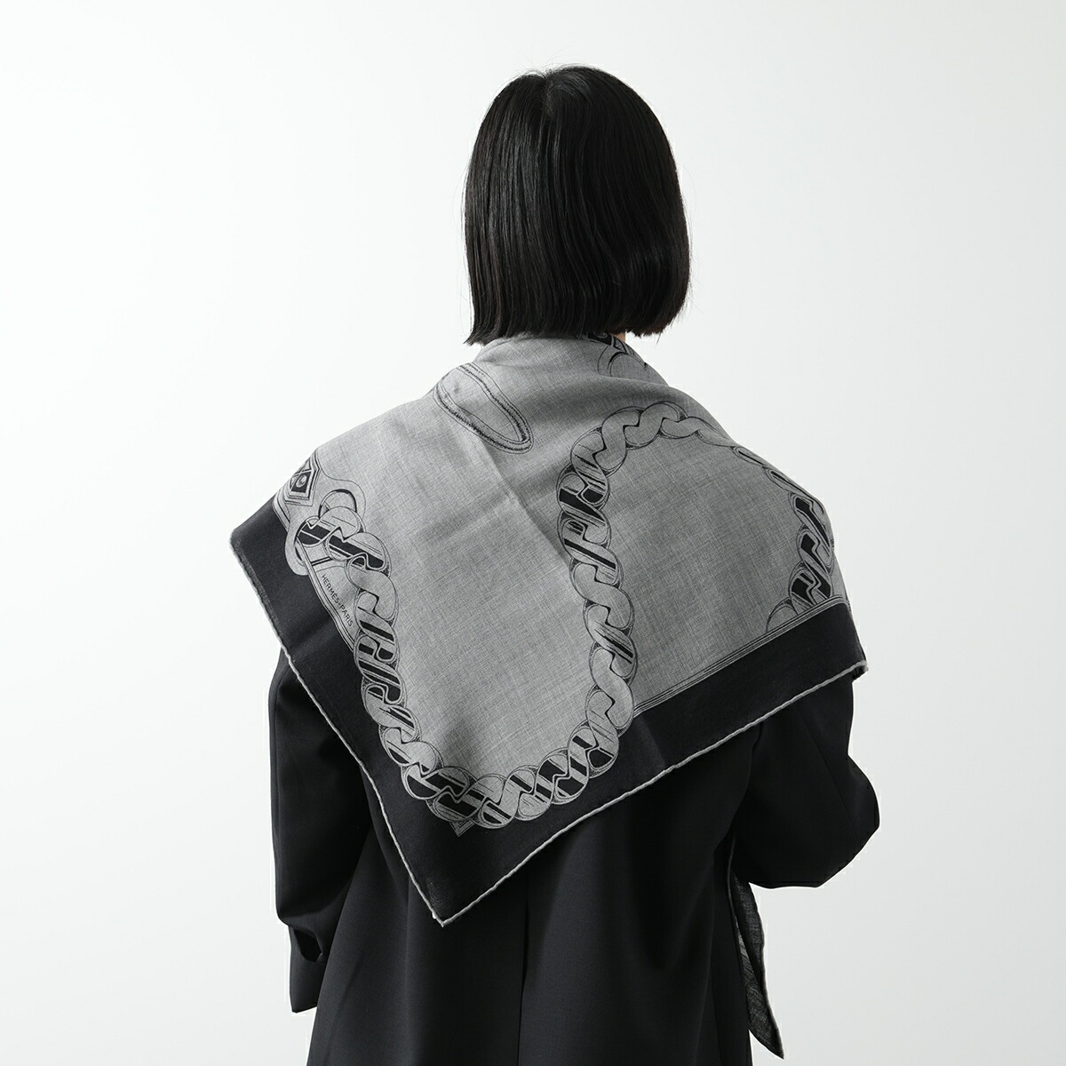楽天市場】HERMES エルメス スカーフ CARRE カレH 100×100 104062T