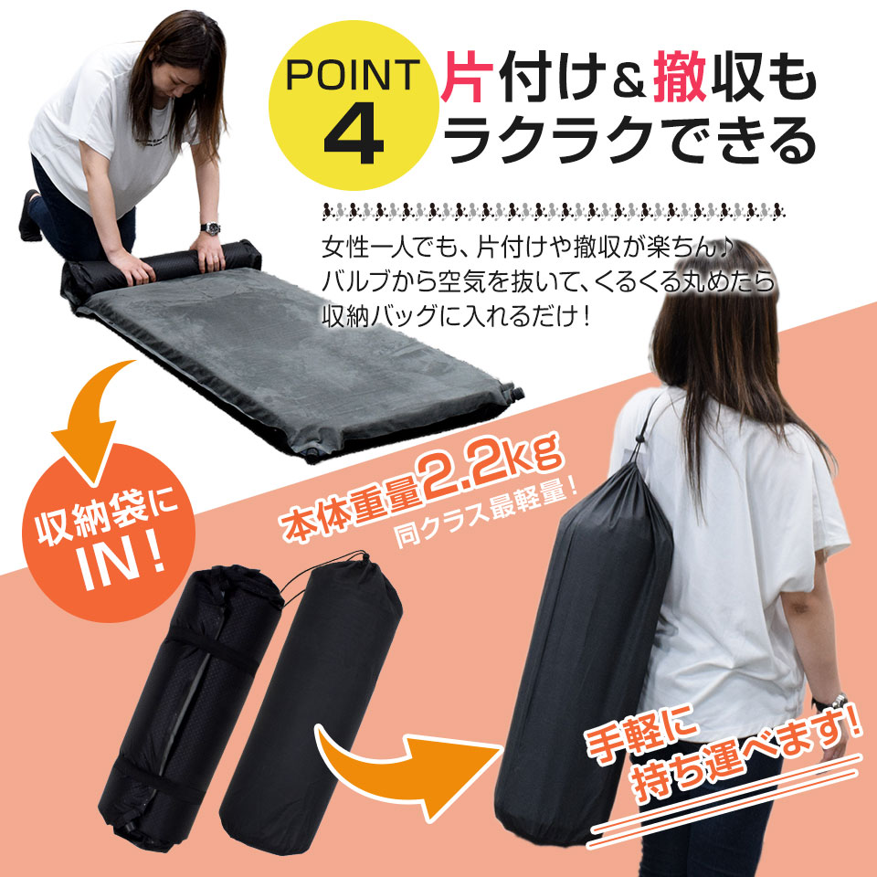 楽天市場】【期間限定☆特価】【同色2枚セット】キャンプ マット 8cm