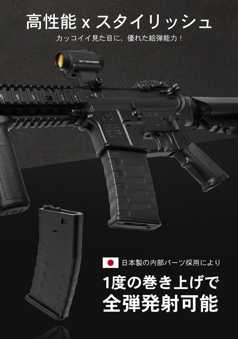 楽天市場】【楽天ランキング1位】【 APS製 】 電動ガン M4シリーズ対応
