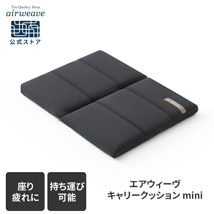 楽天市場】【公式】【TVで話題】エアウィーヴ キャリークッション mini