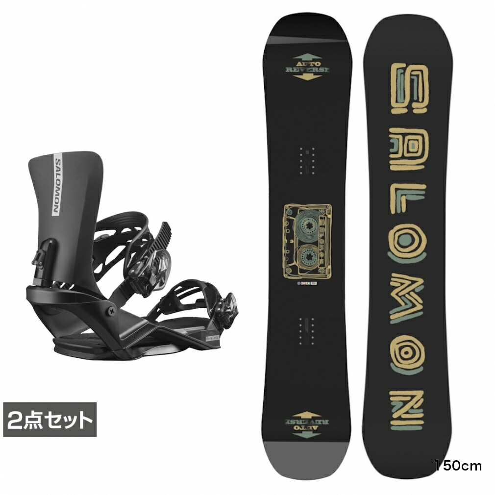 ブーツ無し‼️O25 SALOMON 150cm メンズスノーボードセット SALOMON