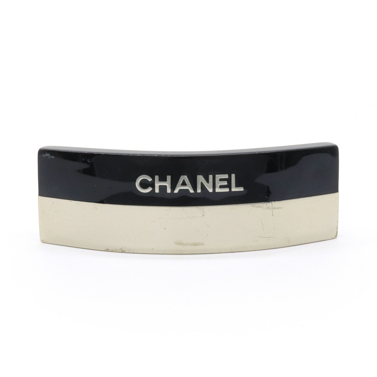 楽天市場】CHANEL シャネル ロゴ バレッタ ヘアクリップ 髪留め バイ