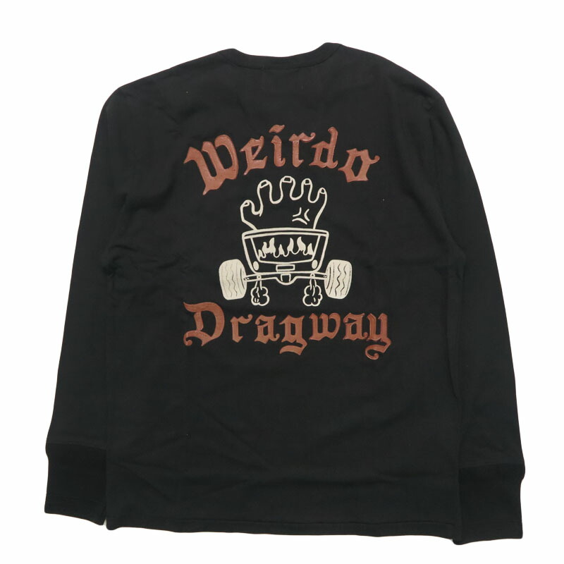 楽天市場】WEIRDO ウィアード 長袖 ヘンリーネック Tシャツ FLAME GLAD