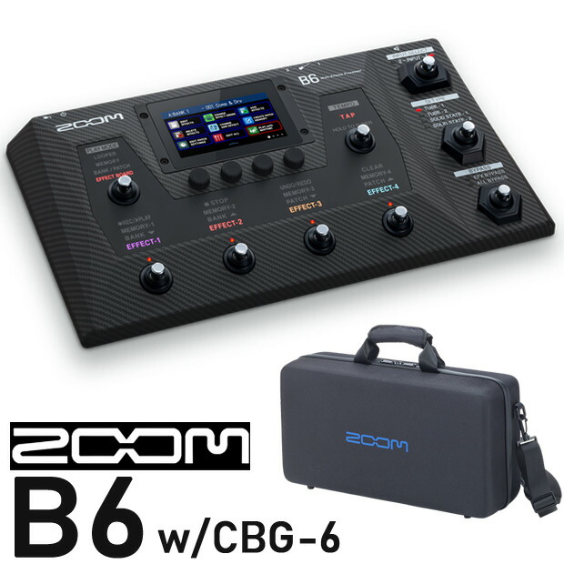 楽天市場】【専用ケース付属！】ZOOM B6 ズーム ベース マルチ
