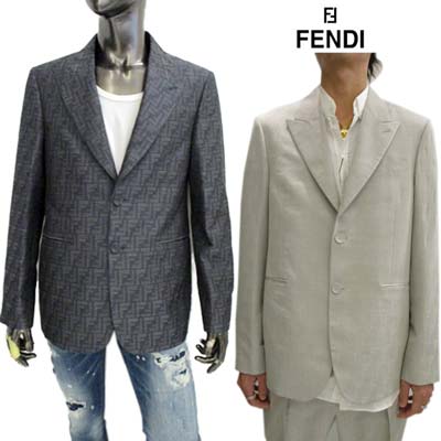 楽天市場】フェンディ FENDI メンズ ジャケット セットアップ着用可