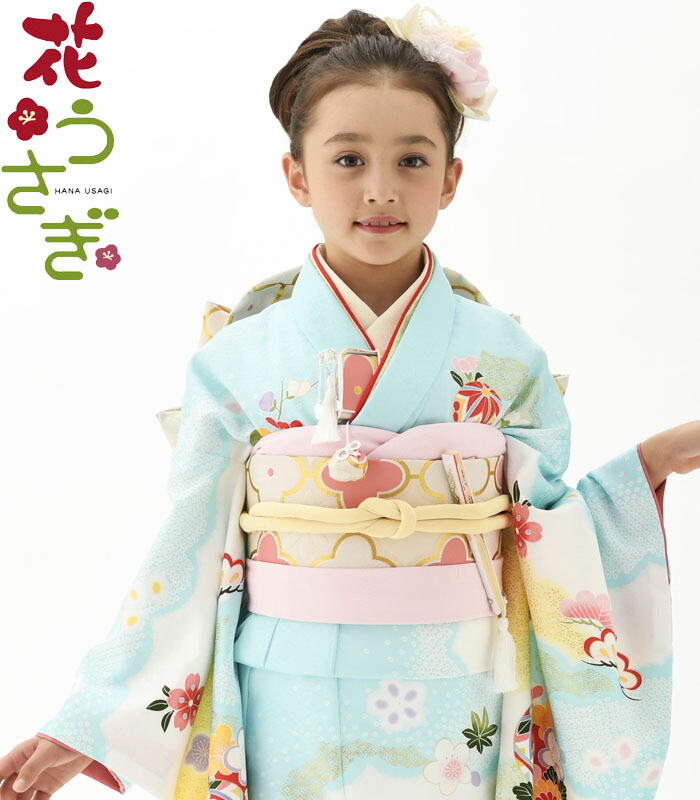 花うさぎブランド着物♡七五三　5歳　男の子　セット　一式　ブランド着物 楽天市場】七五三 753 着物 3歳 男の子 被布セット 花うさぎ ブランド