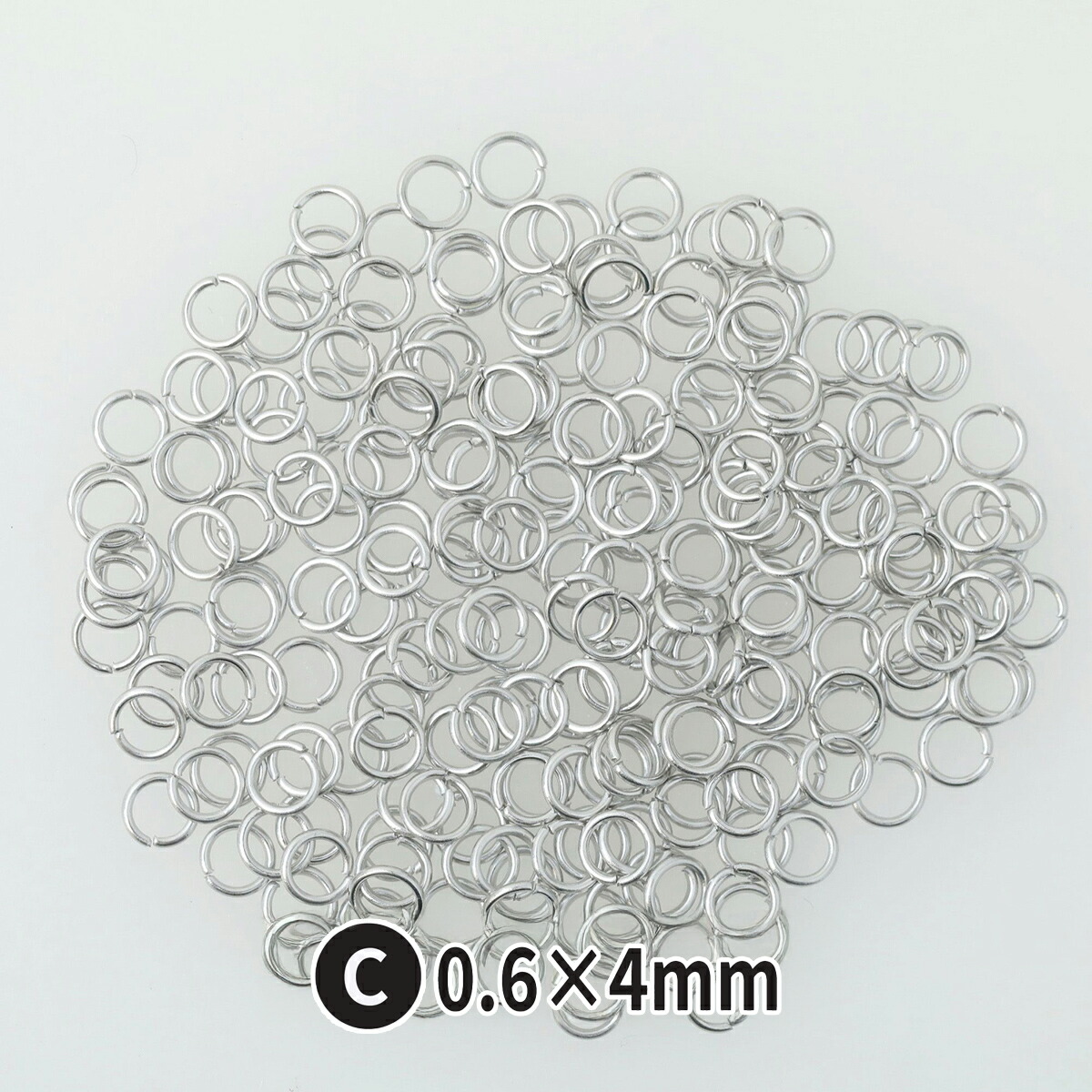 楽天市場】【基礎金具】丸カン シルバー 約5g 金具 レジン 資材