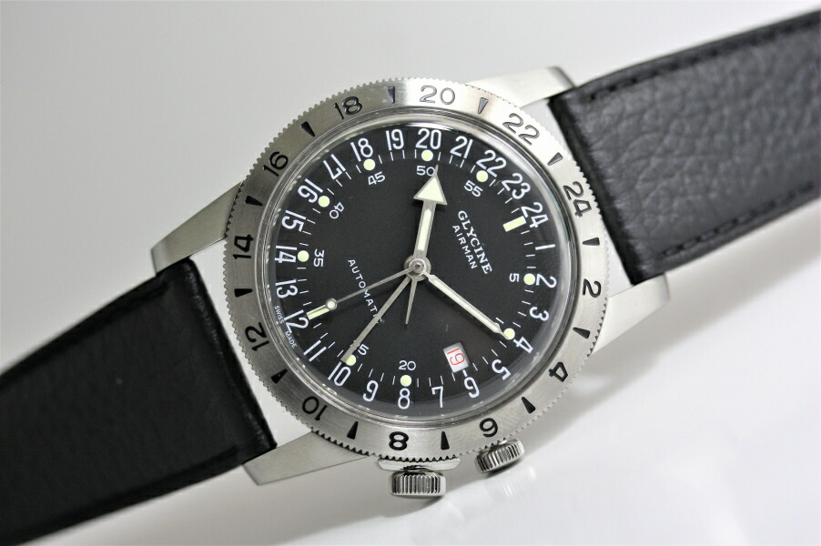 楽天市場】GLYCINE グリシン Airman40 No1 エアマン・ナンバーワン GMT