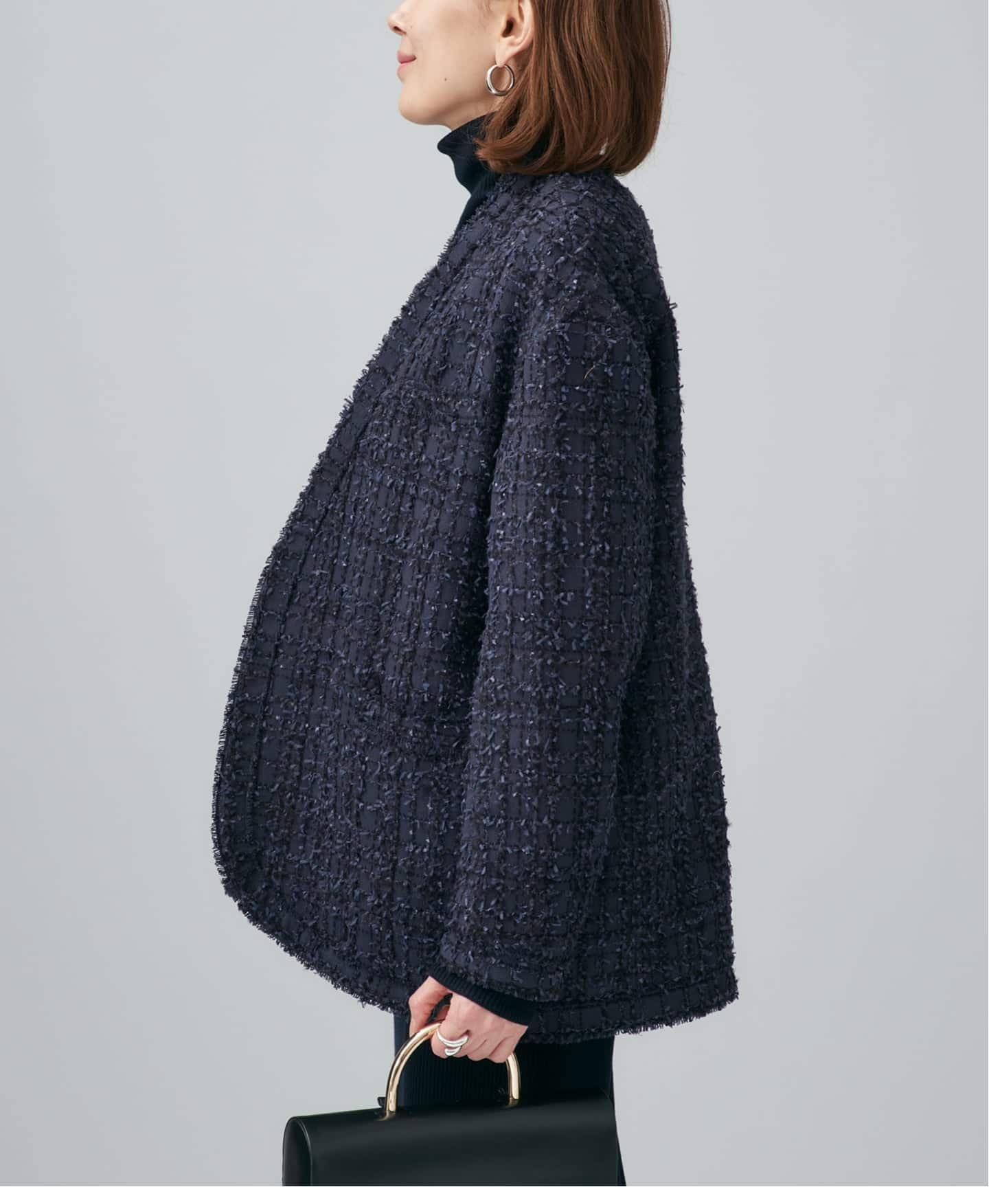 VERMEIL par iena｜tweedノーカラージャケット | Rakuten Fashion(楽天