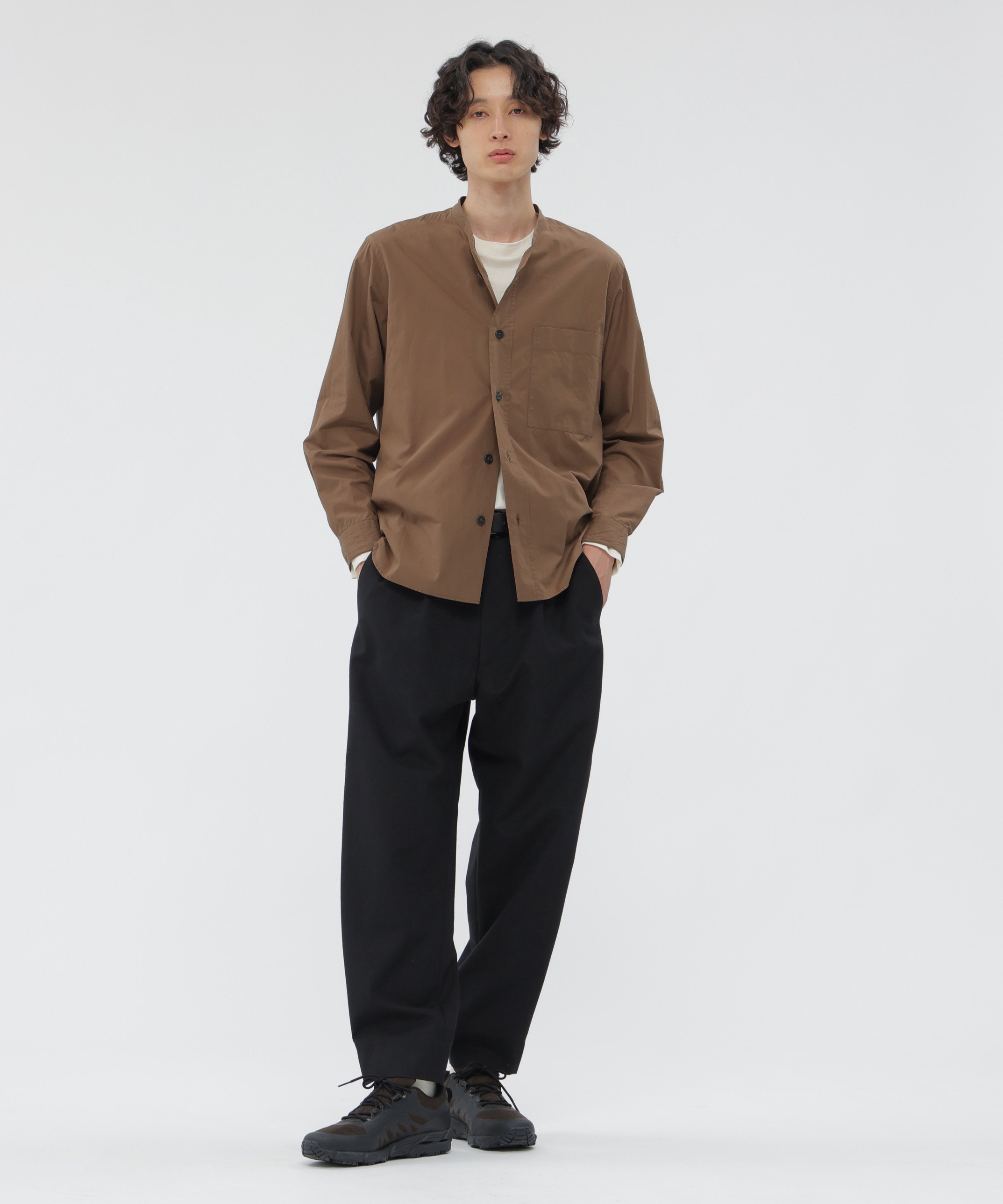 MARGARET HOWELL｜FINE COMPACT COTTON POPLIN SHIRT | Rakuten