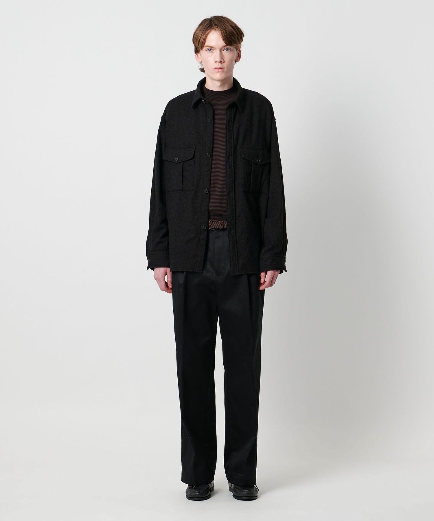 未使用　District 2プリーツ ワイド チノパンツ　Mサイズ UNITED ARROWS｜<District>2プリーツ ワイド チノパンツ | Rakuten