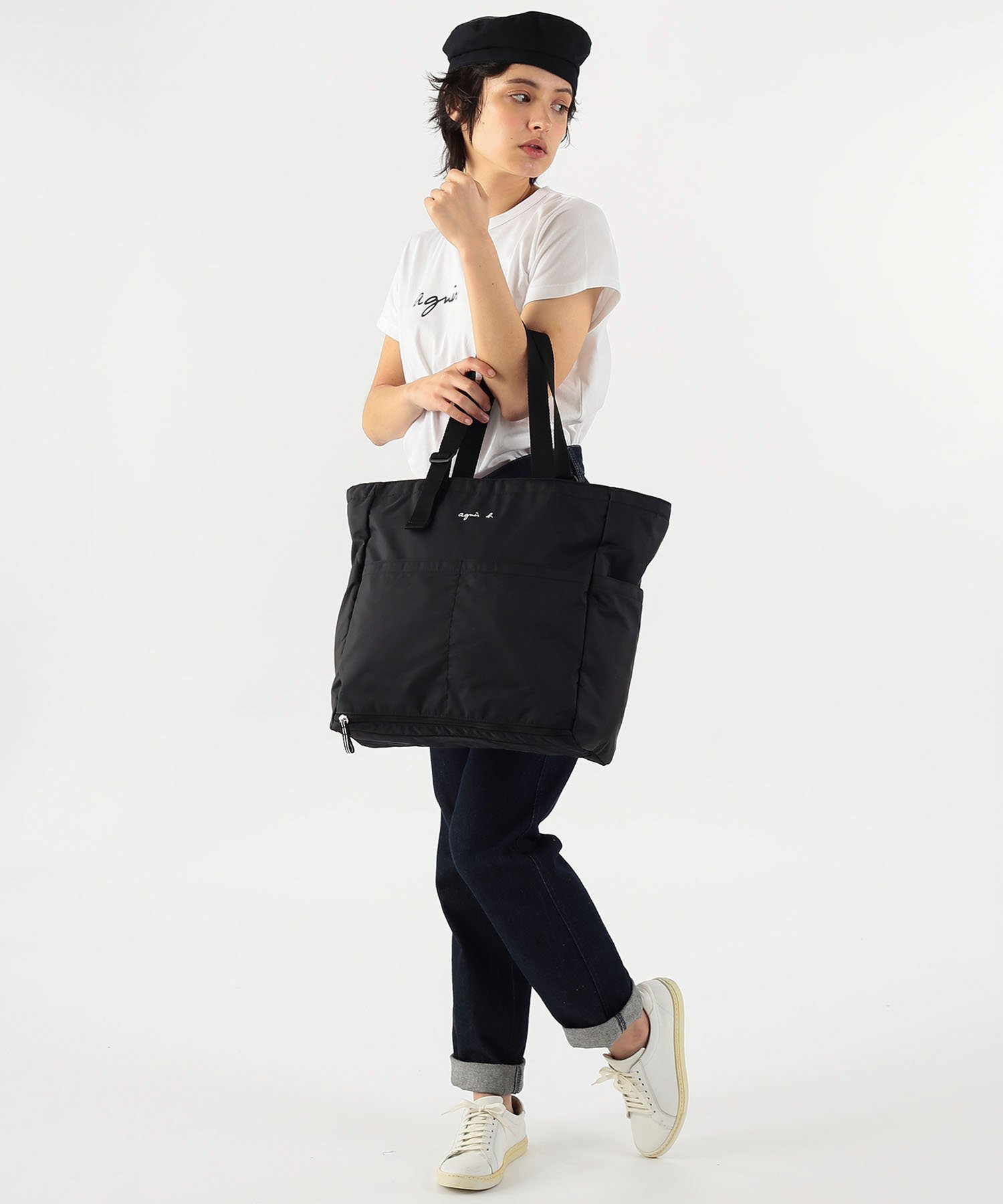 agnes b.｜ロゴ ペアレンツバッグ マザーズバッグ | Rakuten Fashion
