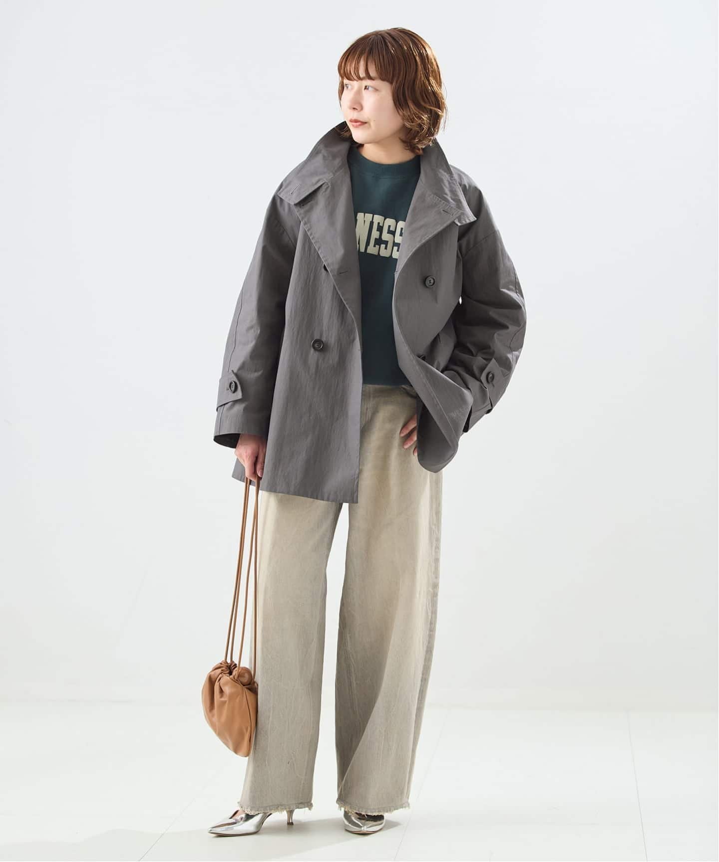 JOURNAL STANDARD L'ESSAGE｜NALYAスタンドショートコート | Rakuten