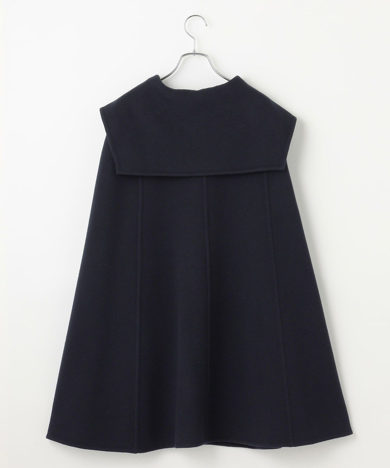 Newans｜セーラーカラーダブルフェイスケープコート | Rakuten Fashion