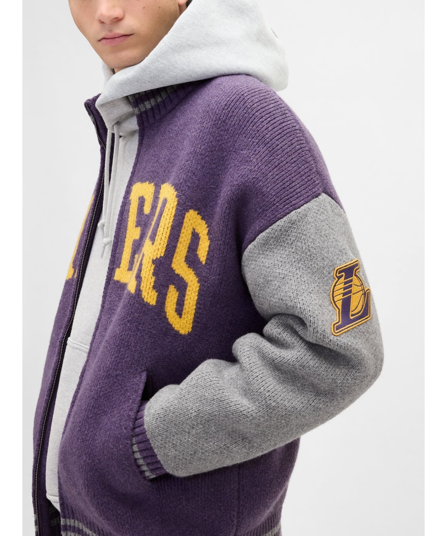 GAP｜(U)CashSoft カシミヤタッチ NBA ロサンゼルス レイカーズ ロゴ