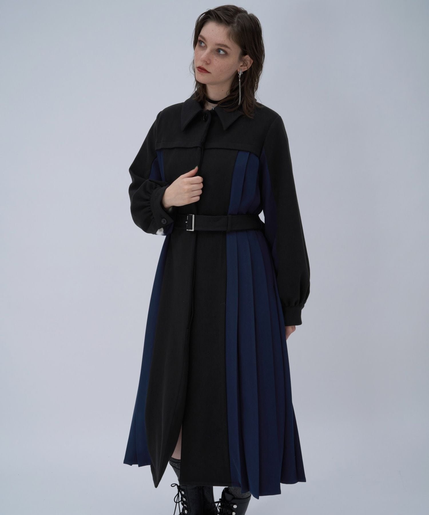 HARE｜ハイショクサイドプリーツコート | Rakuten Fashion(楽天