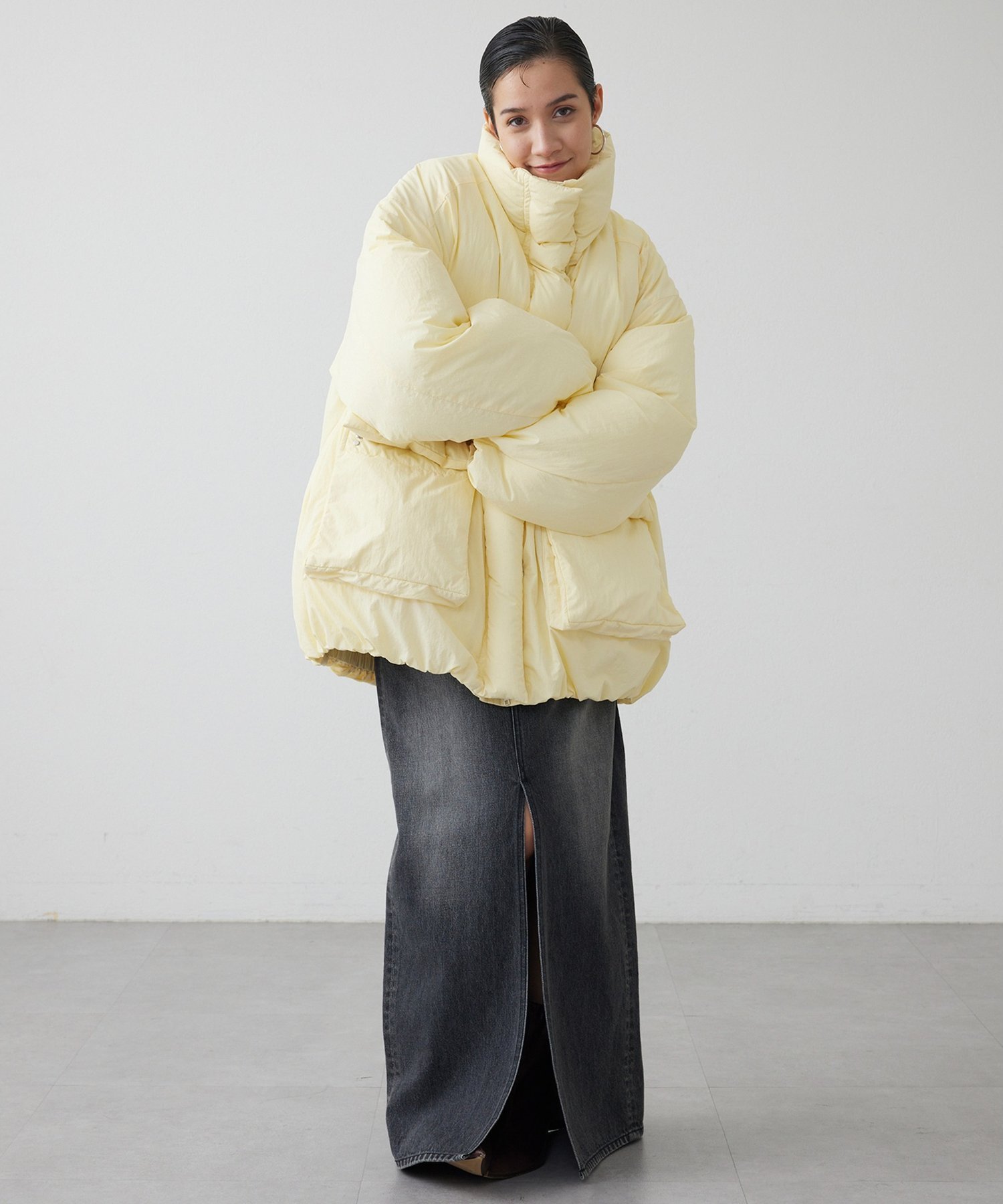 Whim Gazette｜【THE PAUSE】ミドルダウンコート | Rakuten Fashion